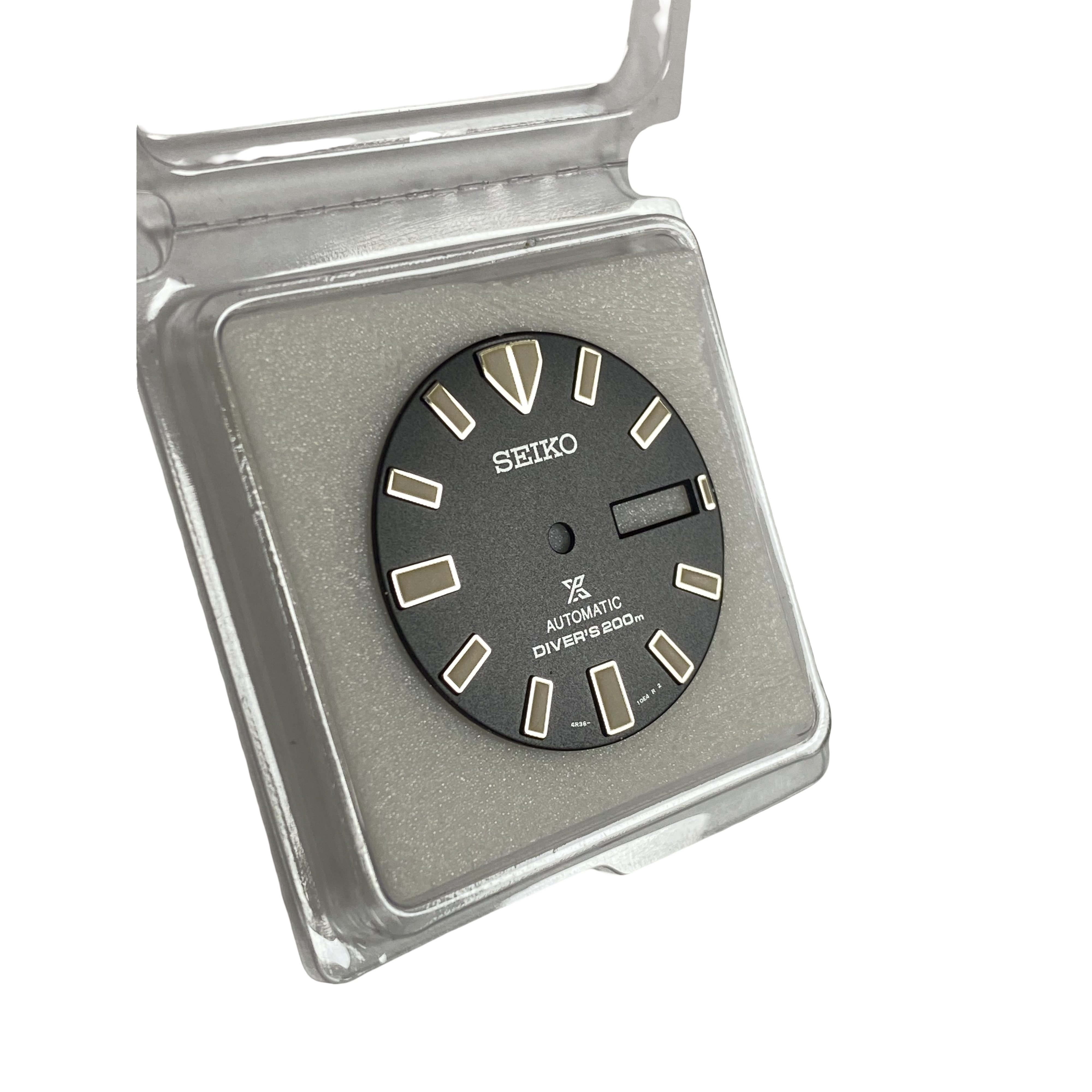 Seiko 4R3610E4XB13 Mostrador SRPD27K1 / SBDY035 - 4R36-11C0 Prospex SEA Monster Carvão escuro