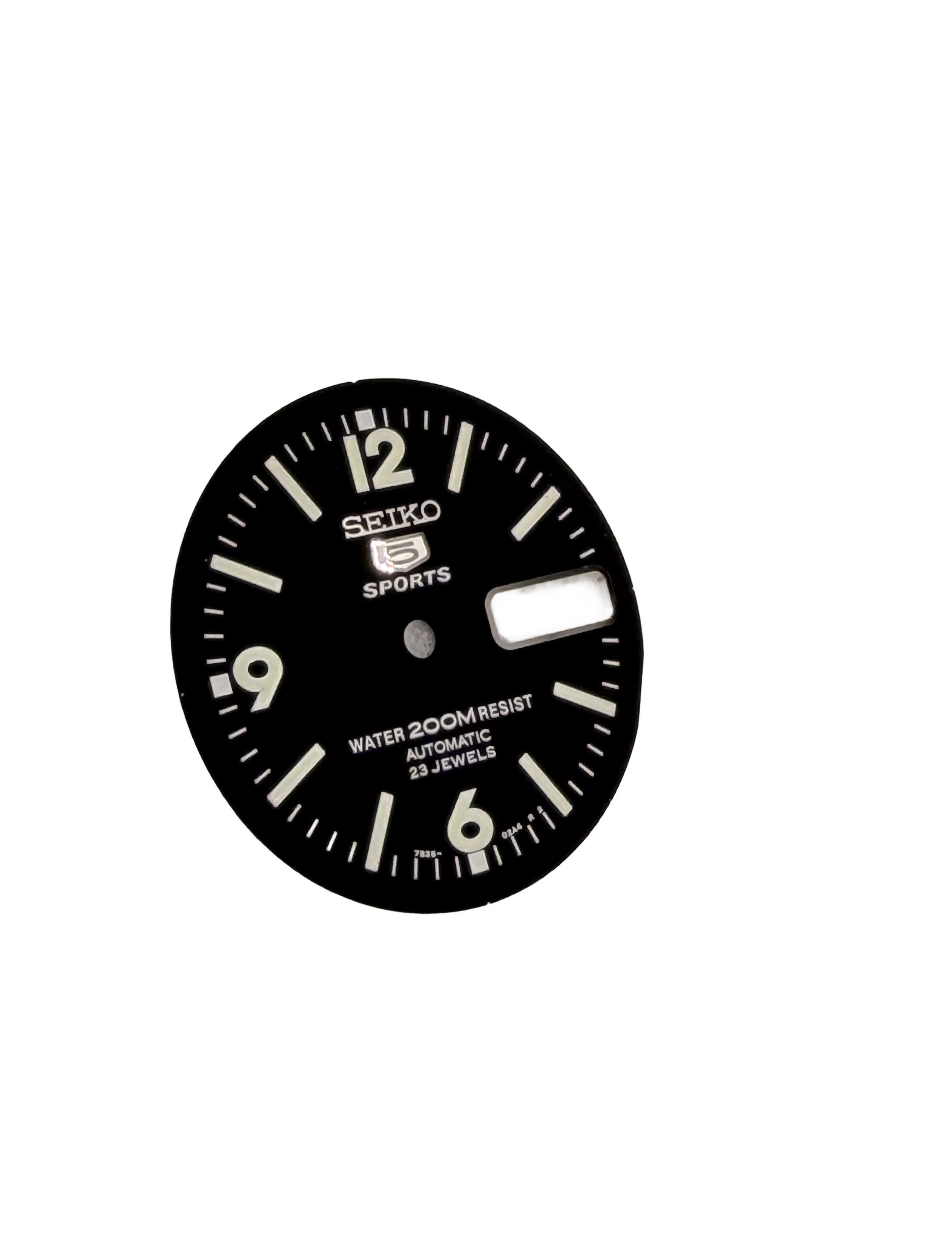 Quadrante per Seiko SKZ211 5 Sports Atlas Landshark 7S36 01E0, 01H0 Originale