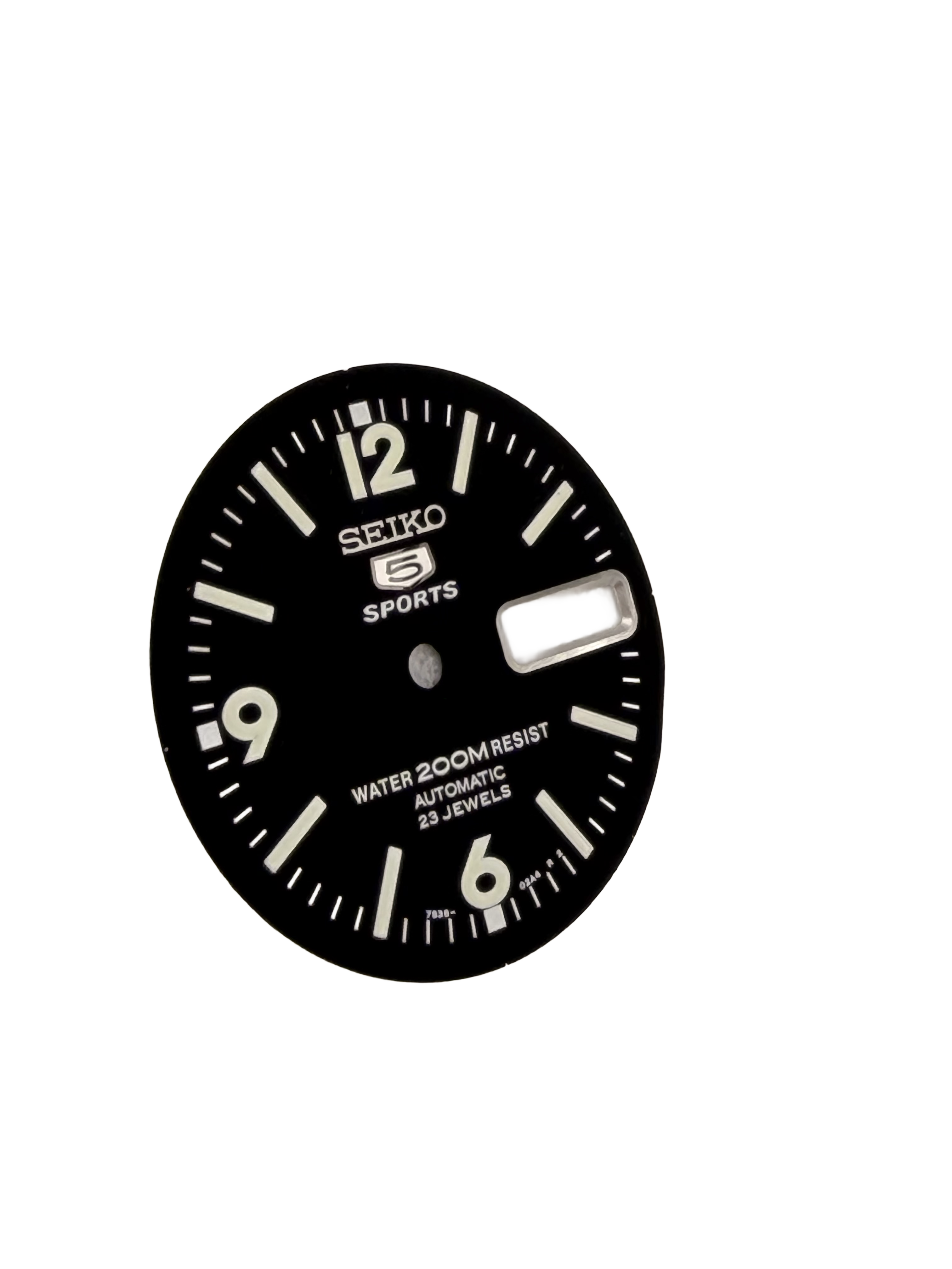 Quadrante per Seiko SKZ211 5 Sports Atlas Landshark 7S36 01E0, 01H0 Originale