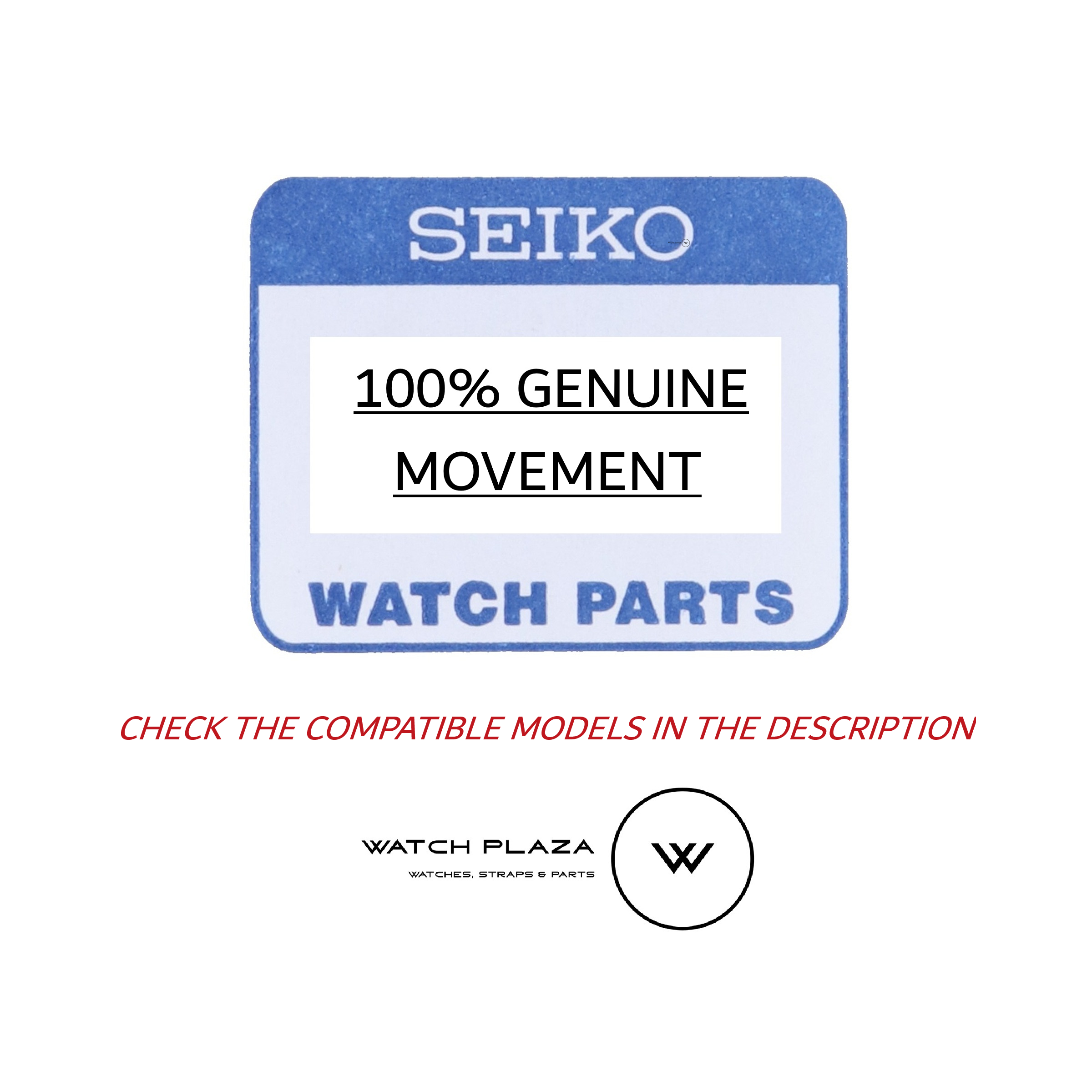 SEIKO 7D48A Caliber Premier Kinetic - SNP, SCJV & SAGV Automatic Movement U7D4820