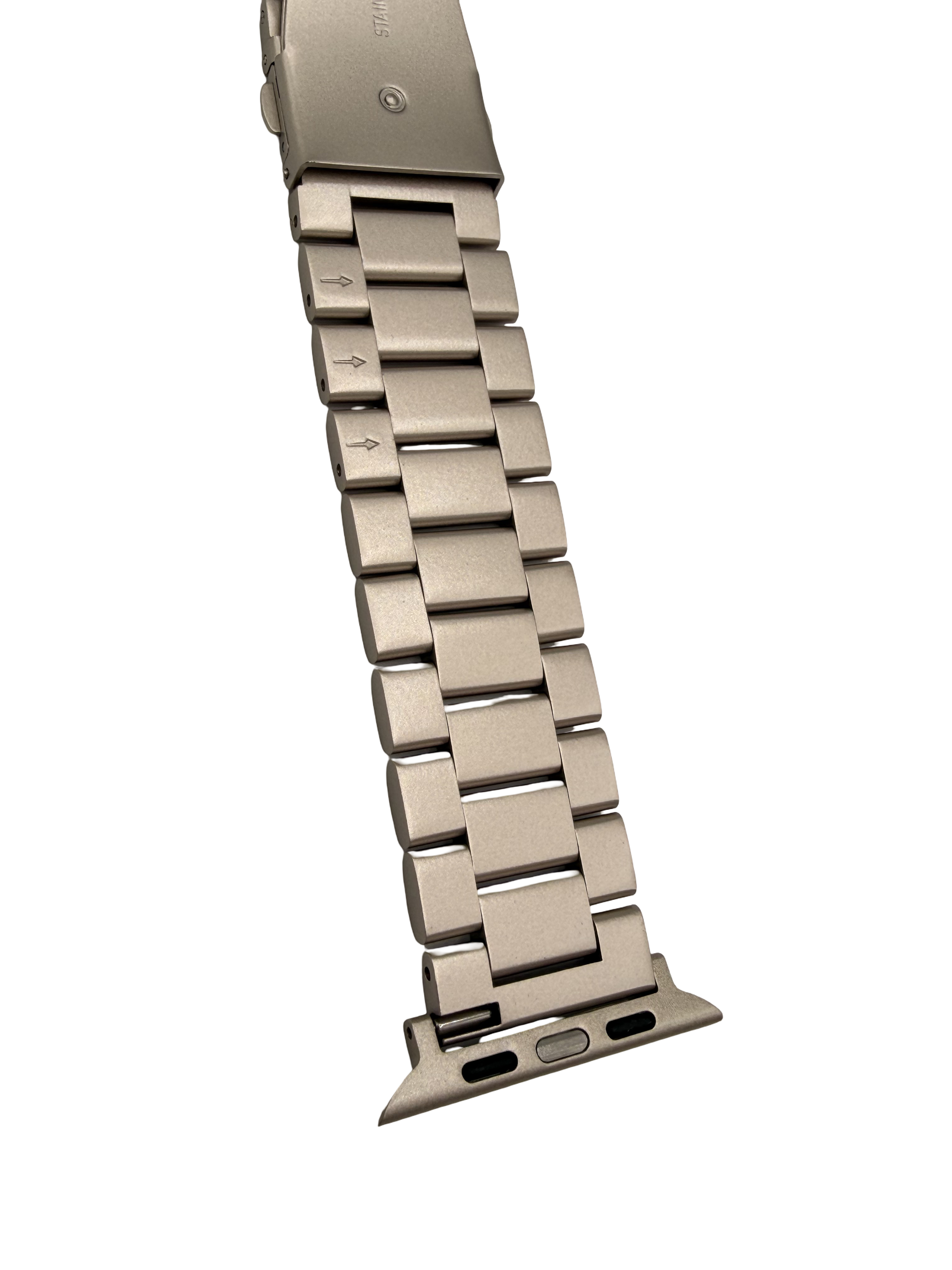 STRPZ® Bracelet Apple Watch – Starlight Acier inoxydable – Montre Series, SE & Ultra