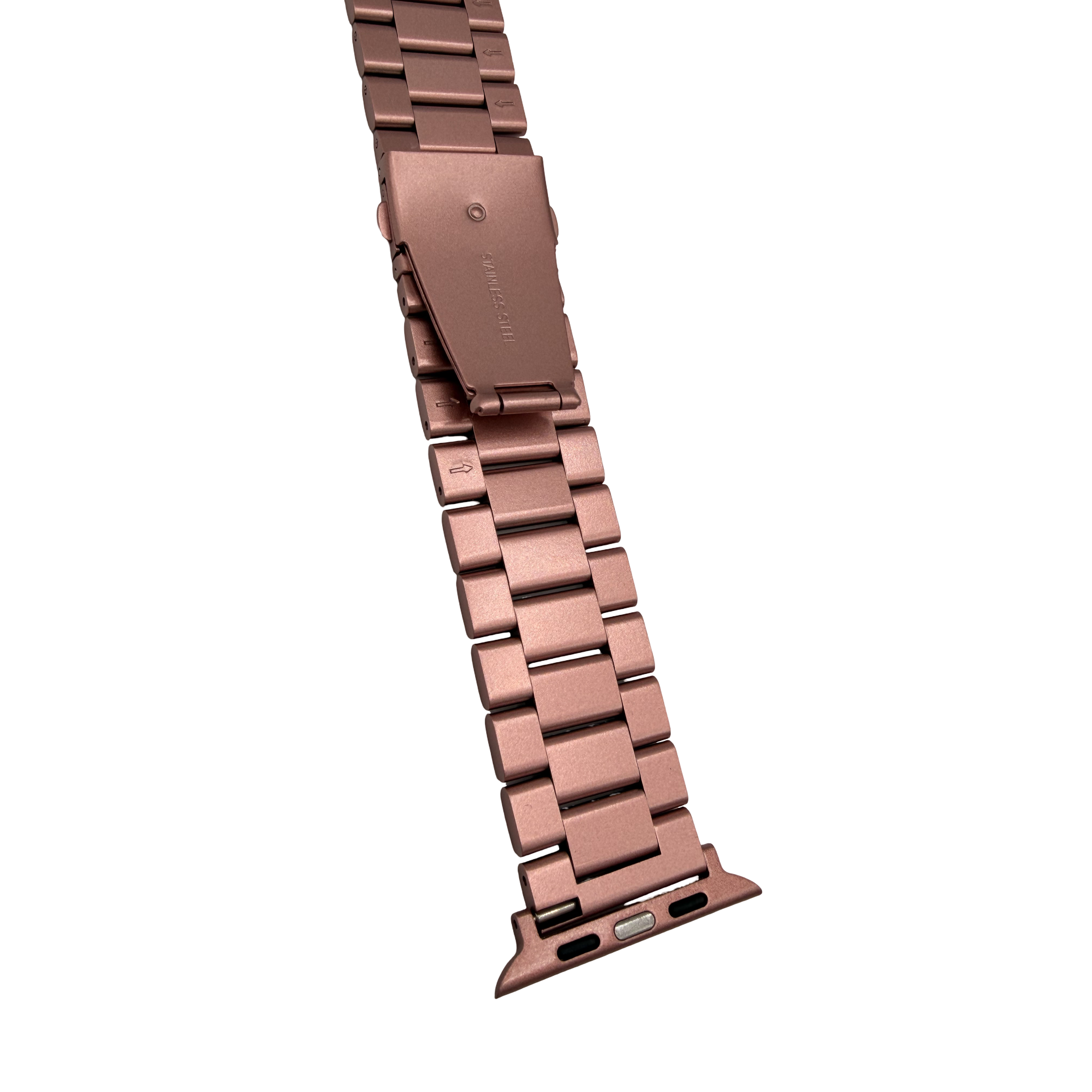 Apple Watch Band Pink Stainless Steel – Series 11, 10, 9, 8, SE & Ultra