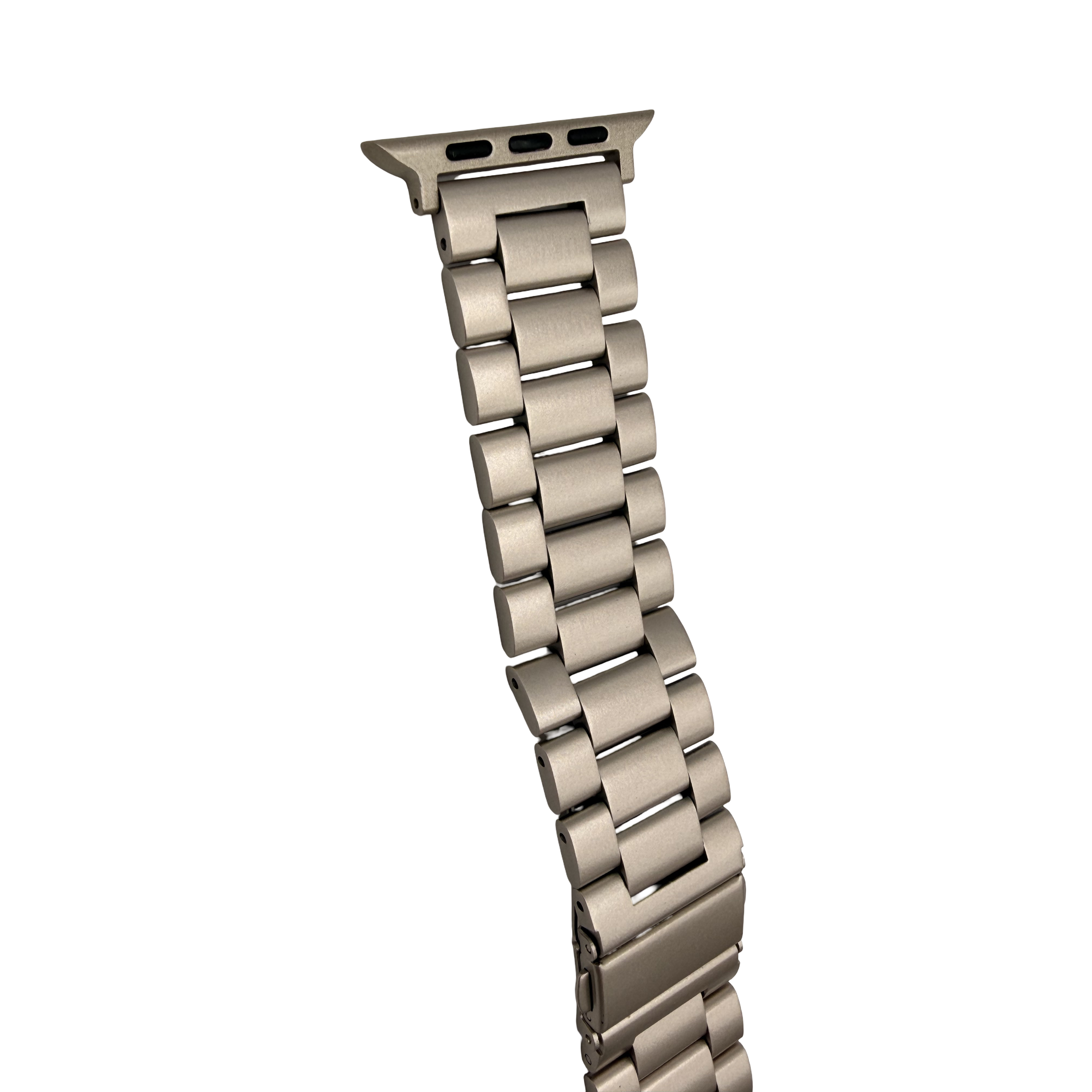 Apple Watch Band Starlight Stainless Steel – Series 11, 10, 9, 8, SE & Ultra