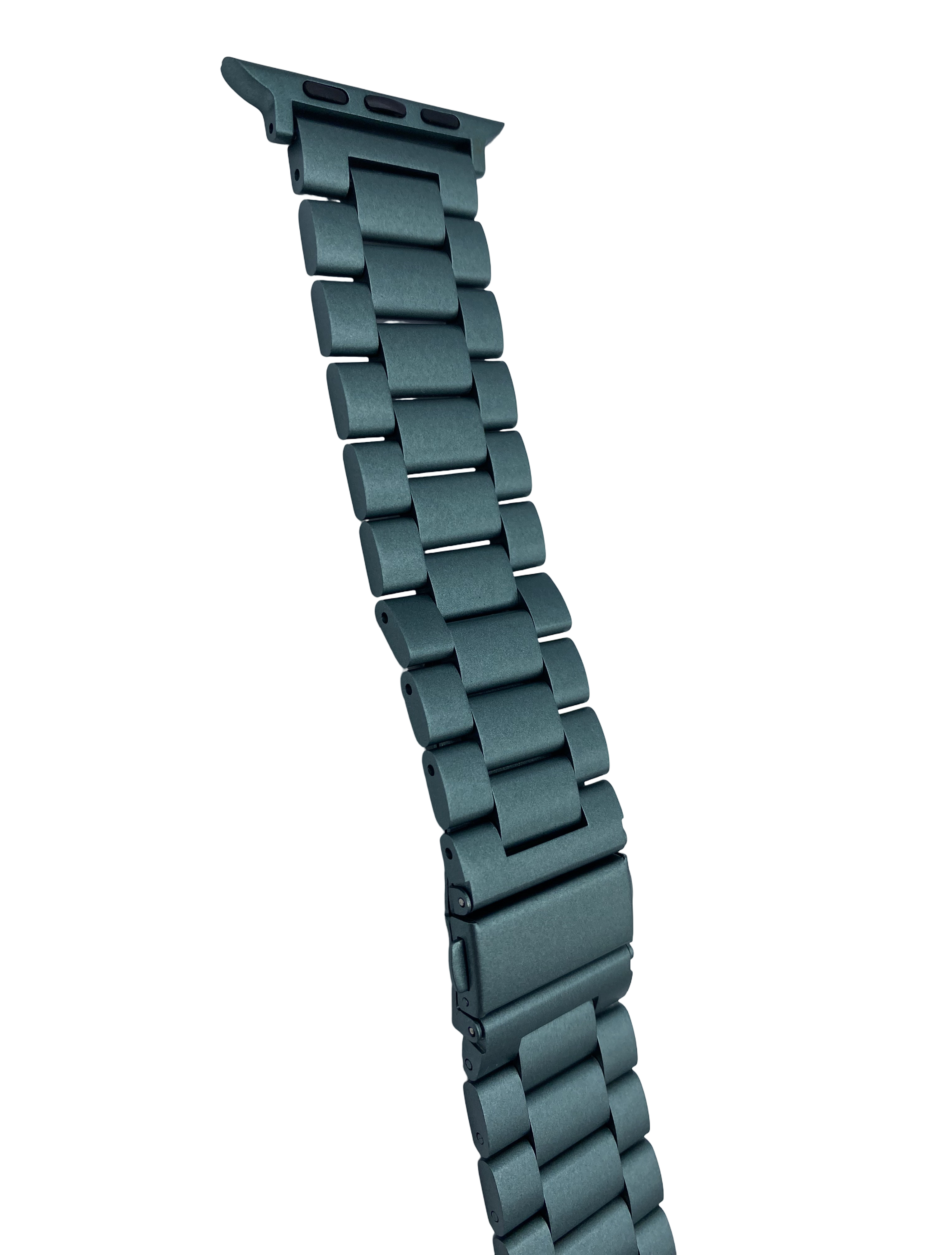 STRPZ® Bracelet Apple Watch – Acier inoxydable vert armée – Série de montres, SE & Ultra