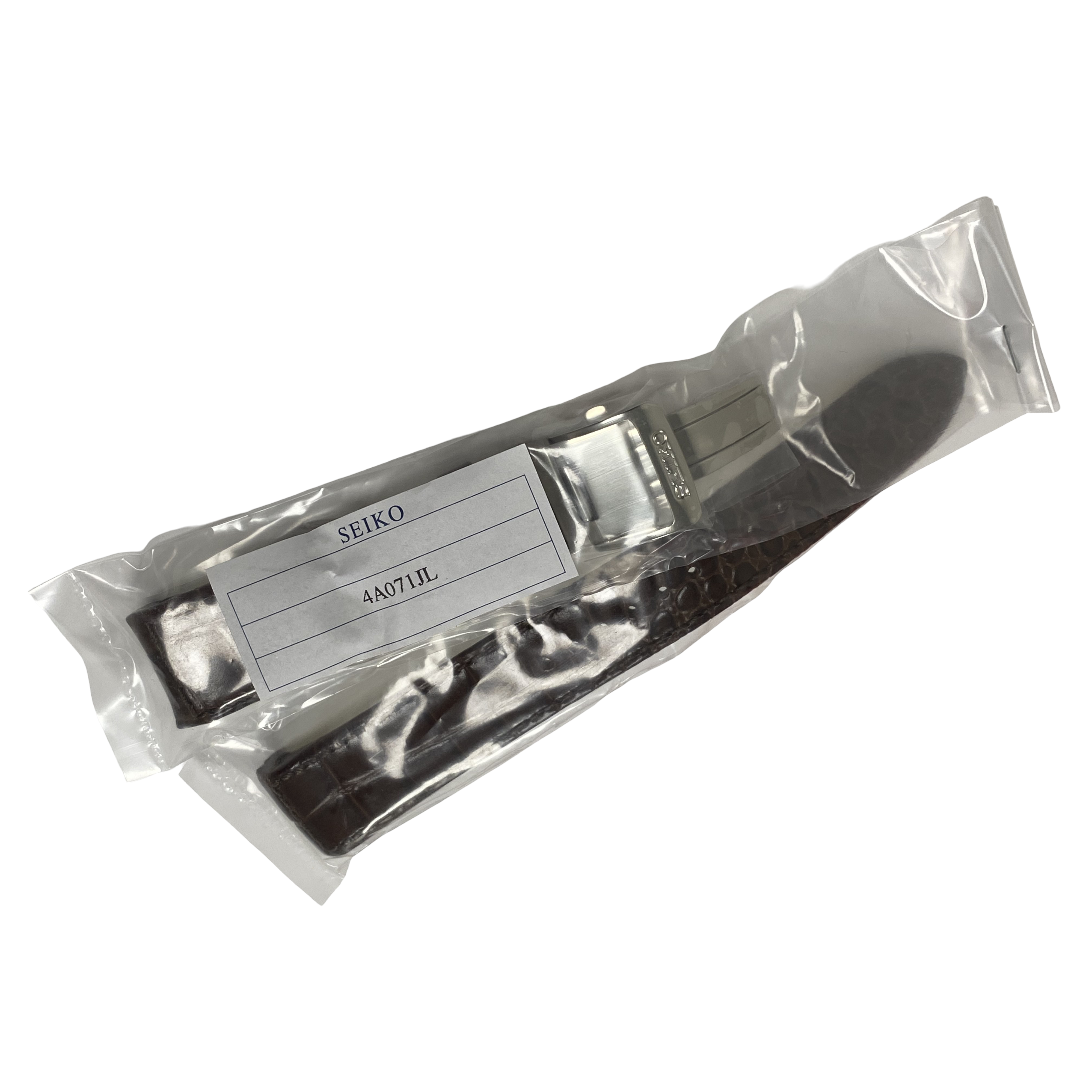 Banda de reloj Seiko Premier Cinética Calendario perpetuo SNP025 / SNP023 Correa de cuero marrón 7D56-0AA0 21 mm