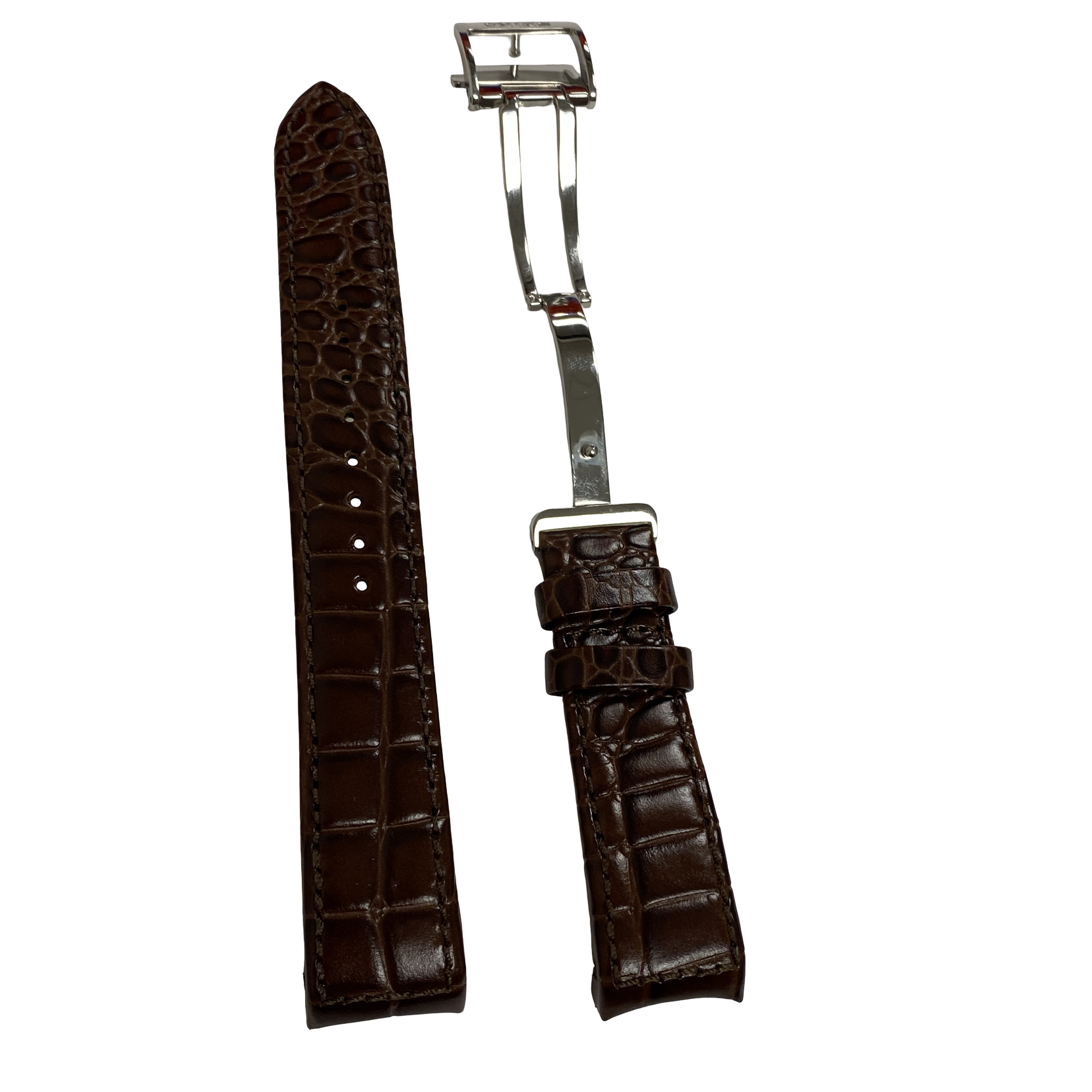 Banda de reloj Seiko Premier Cinética Calendario perpetuo SNP025 / SNP023 Correa de cuero marrón 7D56-0AA0 21 mm