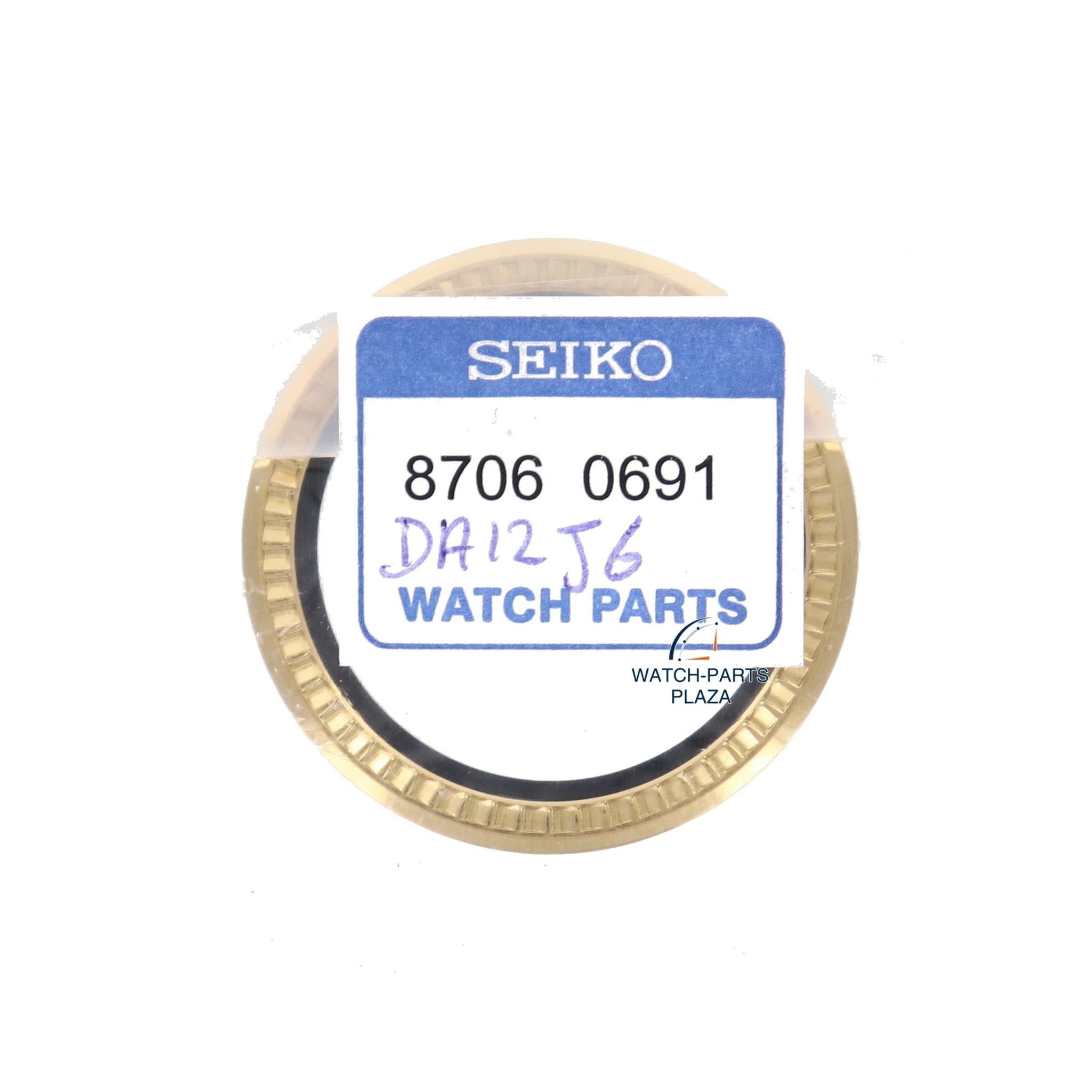 Bezel Seiko 5 Sports Sea Urchin SNZF22 black & gold 7S36 - 03C0 original - Watch Plaza