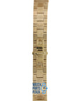 Burberry BU4501 Watch Band BU - 4501 Gold Plated Stainless Steel 17 mm - Watch Plaza