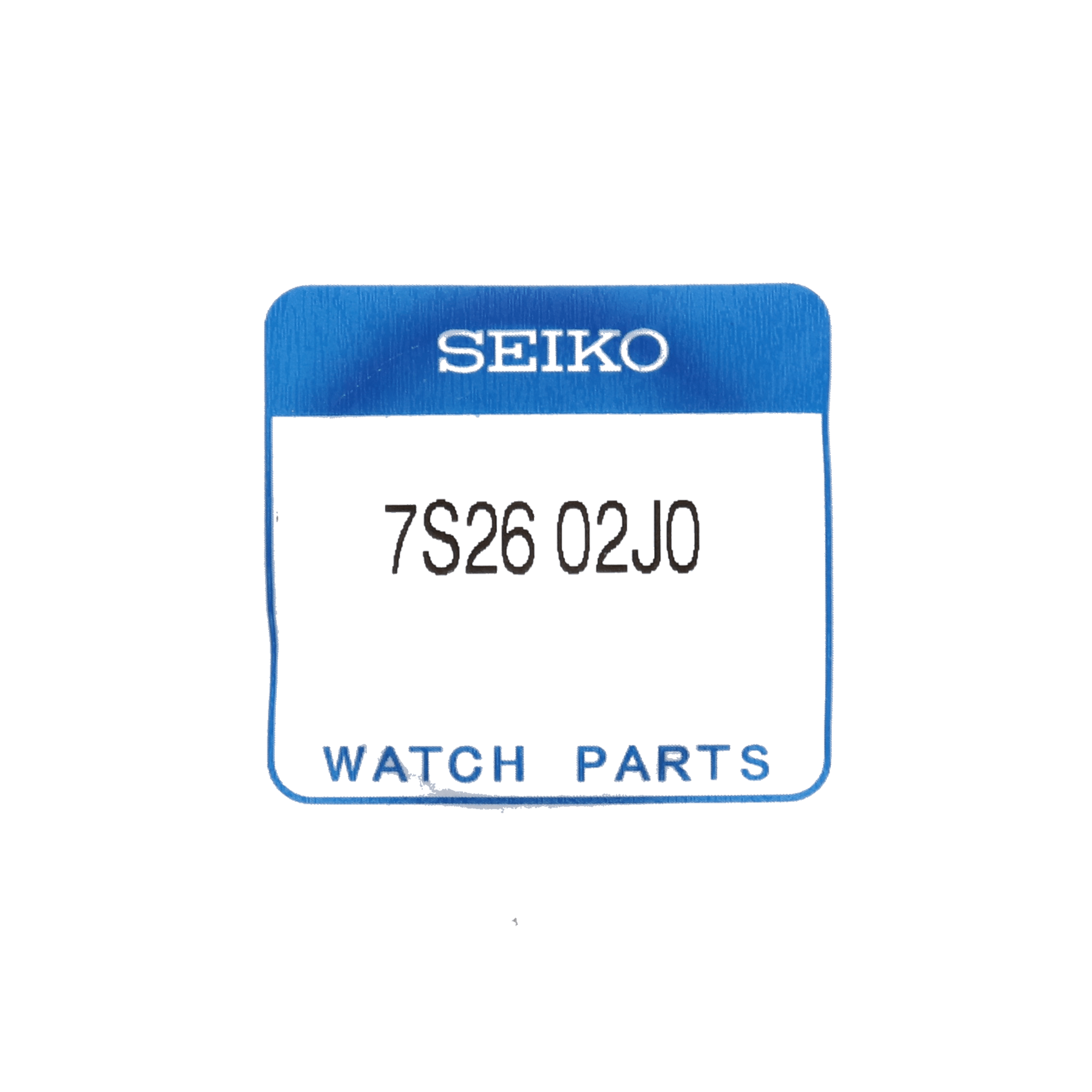 Seiko 7S26 02J0 case back Watch Plaza