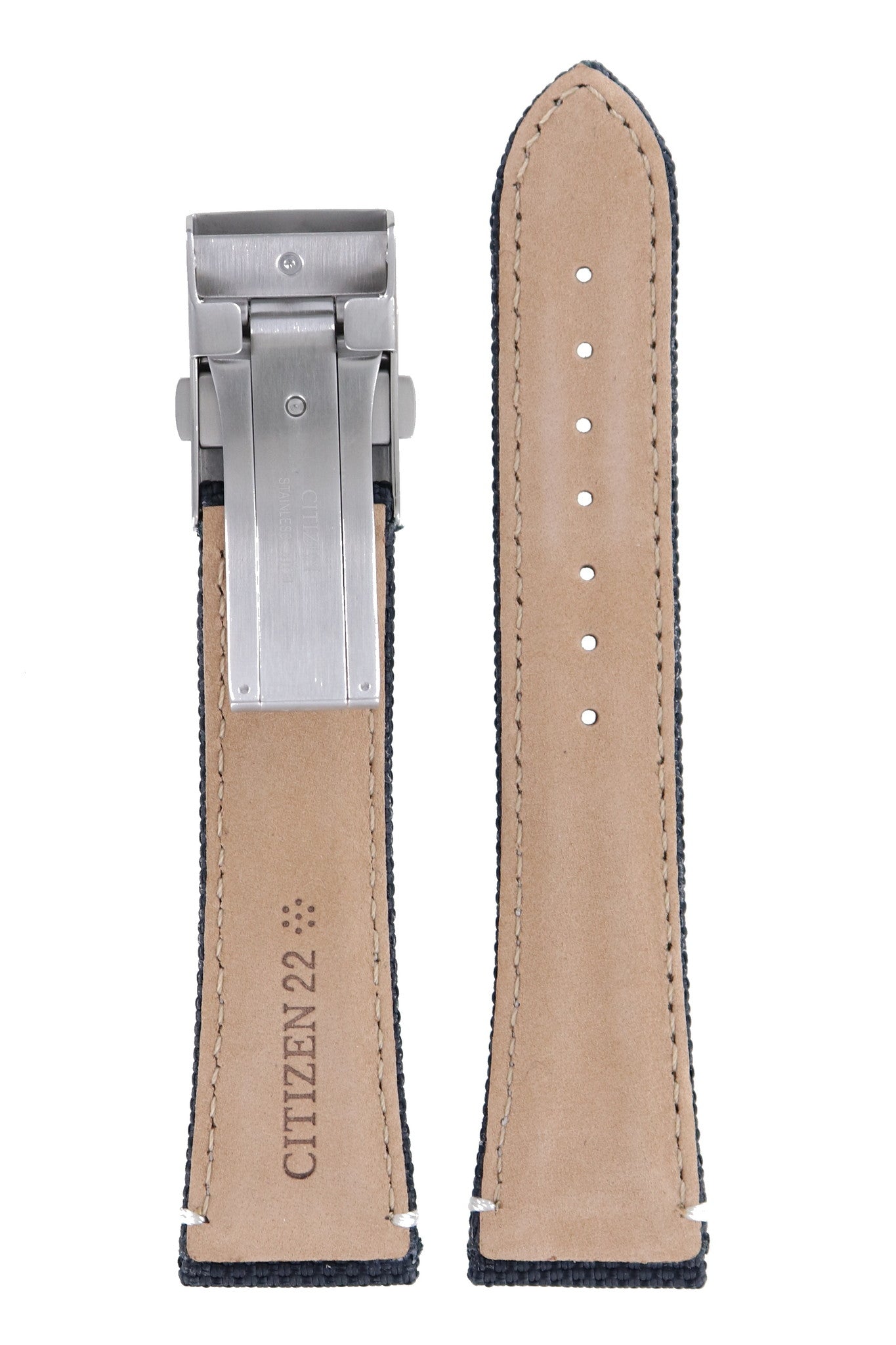 Citizen AS4041 - 01L - S053781 Watch Band 59 - S51568 Black Leather 22 mm Promaster - Watch Plaza