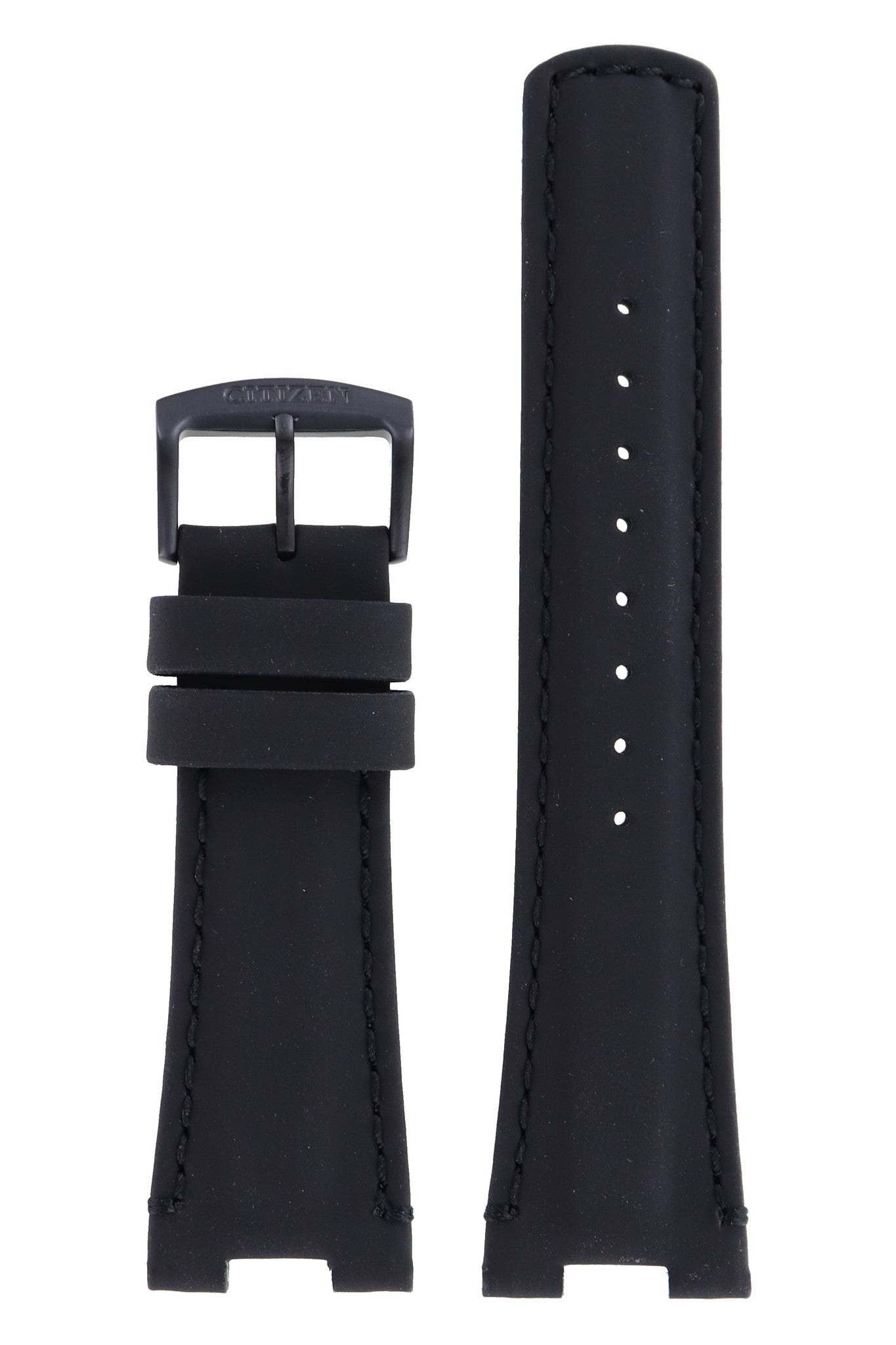 Citizen AW1135-19E - J810-S082803 Watch Band Black Leather 10 mm