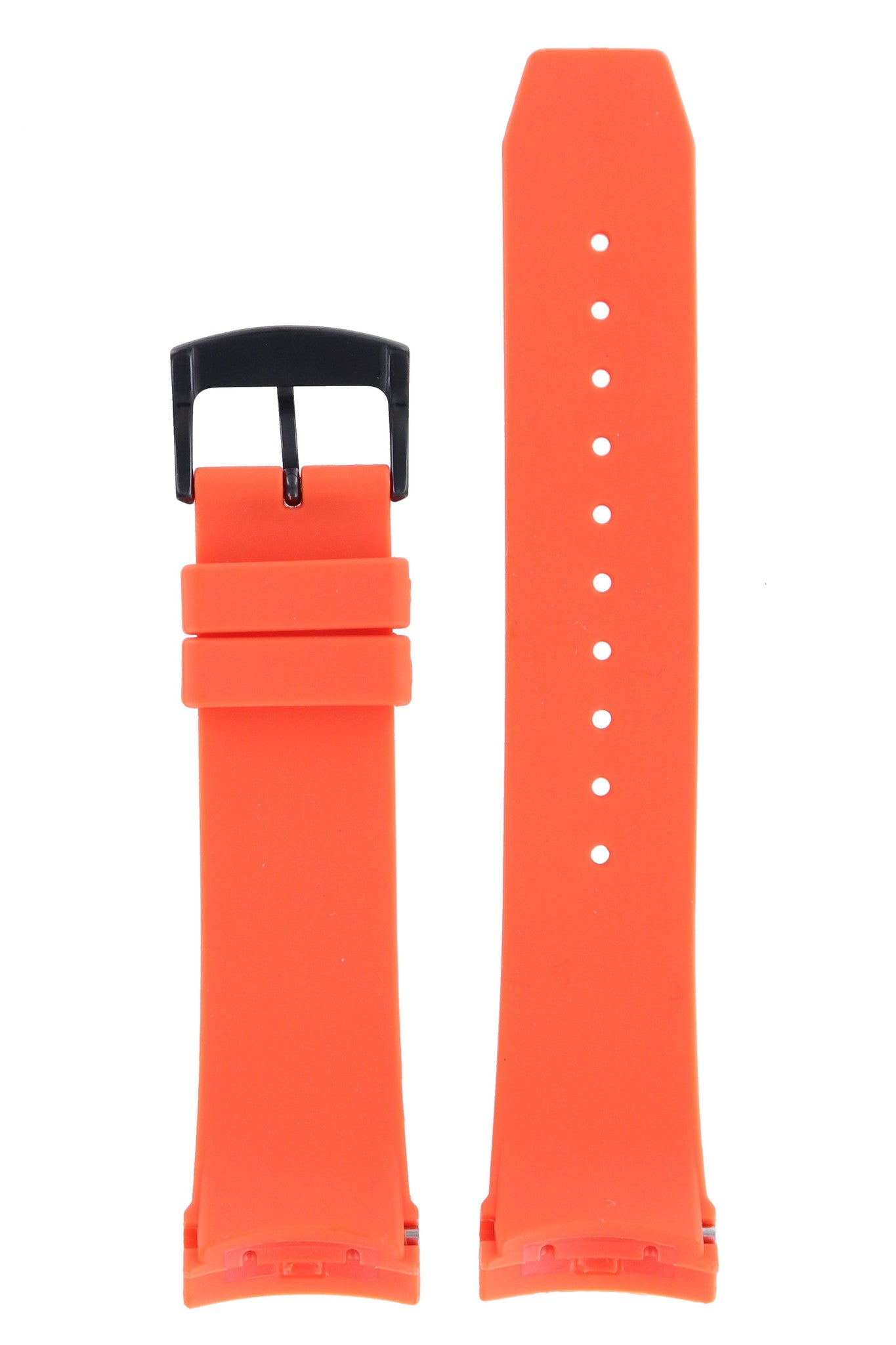 Citizen AW1354 - 07E - J810 - S090857 Watch Band 59 - S52904 Orange Silicone 24 mm Eco - Drive - Watch Plaza