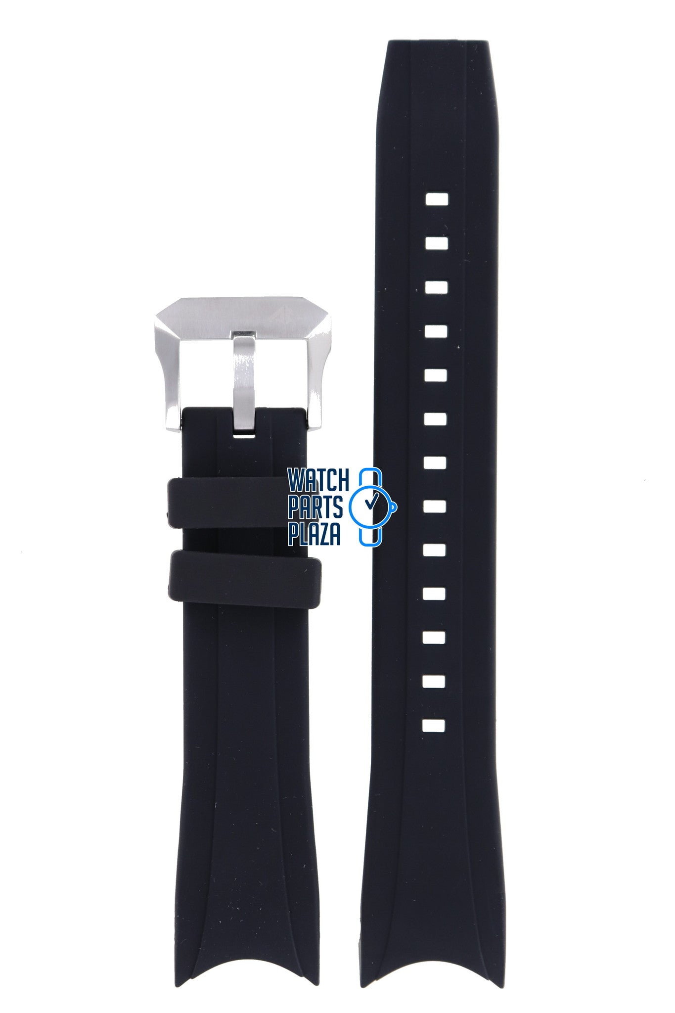 Citizen BJ2115, BJ2117 & BJ7065 Watch Band 59 - S51986 Black Silicone 23 mm Aqualand - Watch Plaza