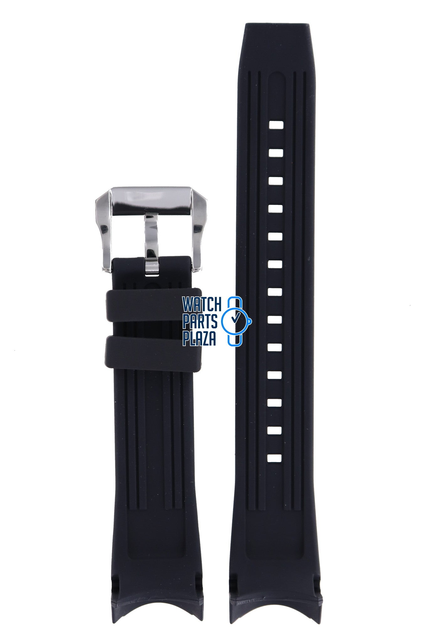 Citizen BJ2115, BJ2117 & BJ7065 Watch Band 59 - S51986 Black Silicone 23 mm Aqualand - Watch Plaza