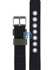 Citizen BM8180 - 03E & BM8180 - 20E Watch Band 59 - S52136 Green Leather & Textile 18 mm Eco - Drive - Watch Plaza