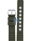 Citizen BM8180 - 03E & BM8180 - 20E Watch Band 59 - S52136 Green Leather & Textile 18 mm Eco - Drive - Watch Plaza