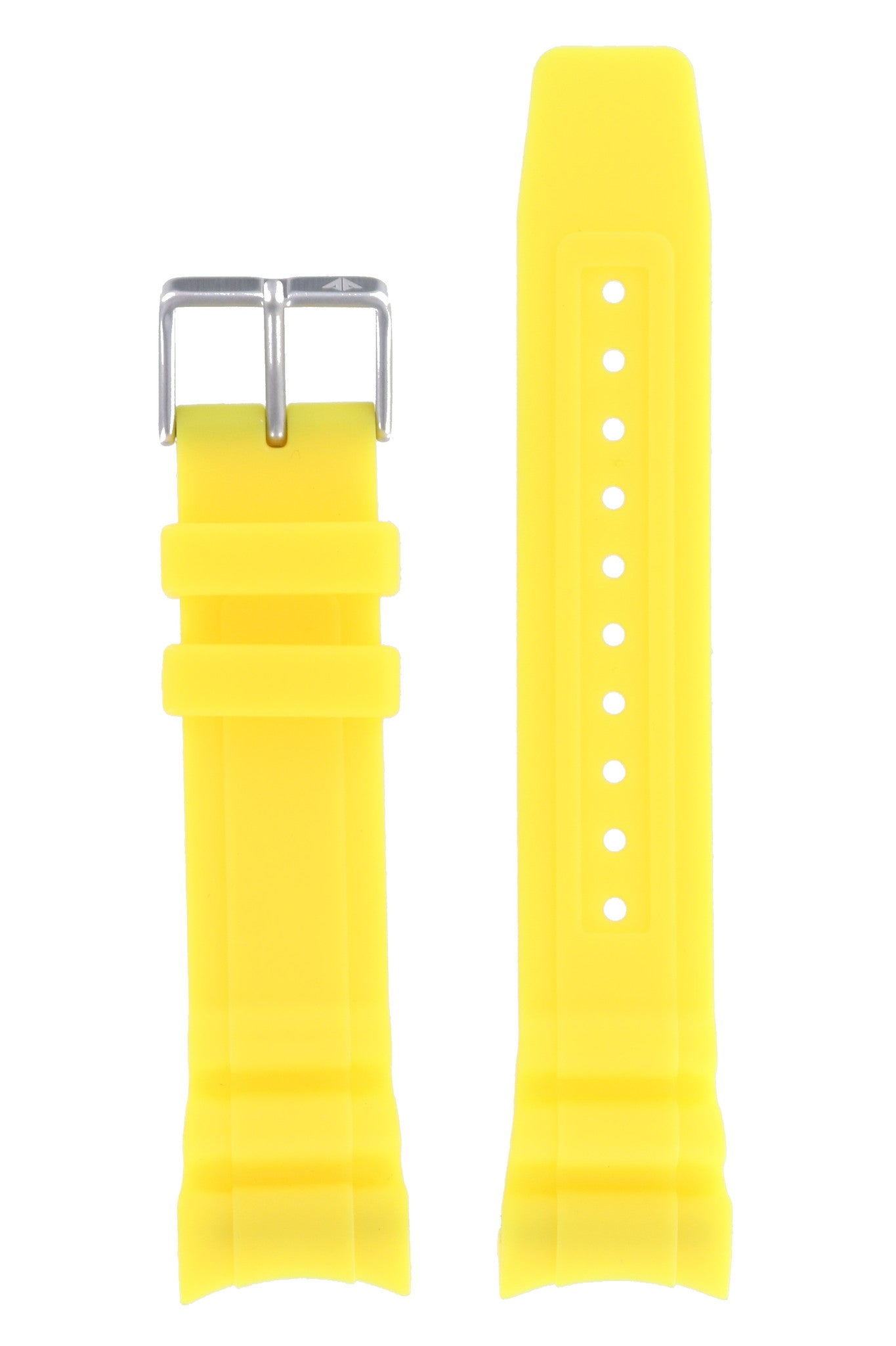 Citizen BN0100 - 26E Diver S086311 Watch Band 59 - S52732 Yellow Silicone 23 mm Promaster - Watch Plaza