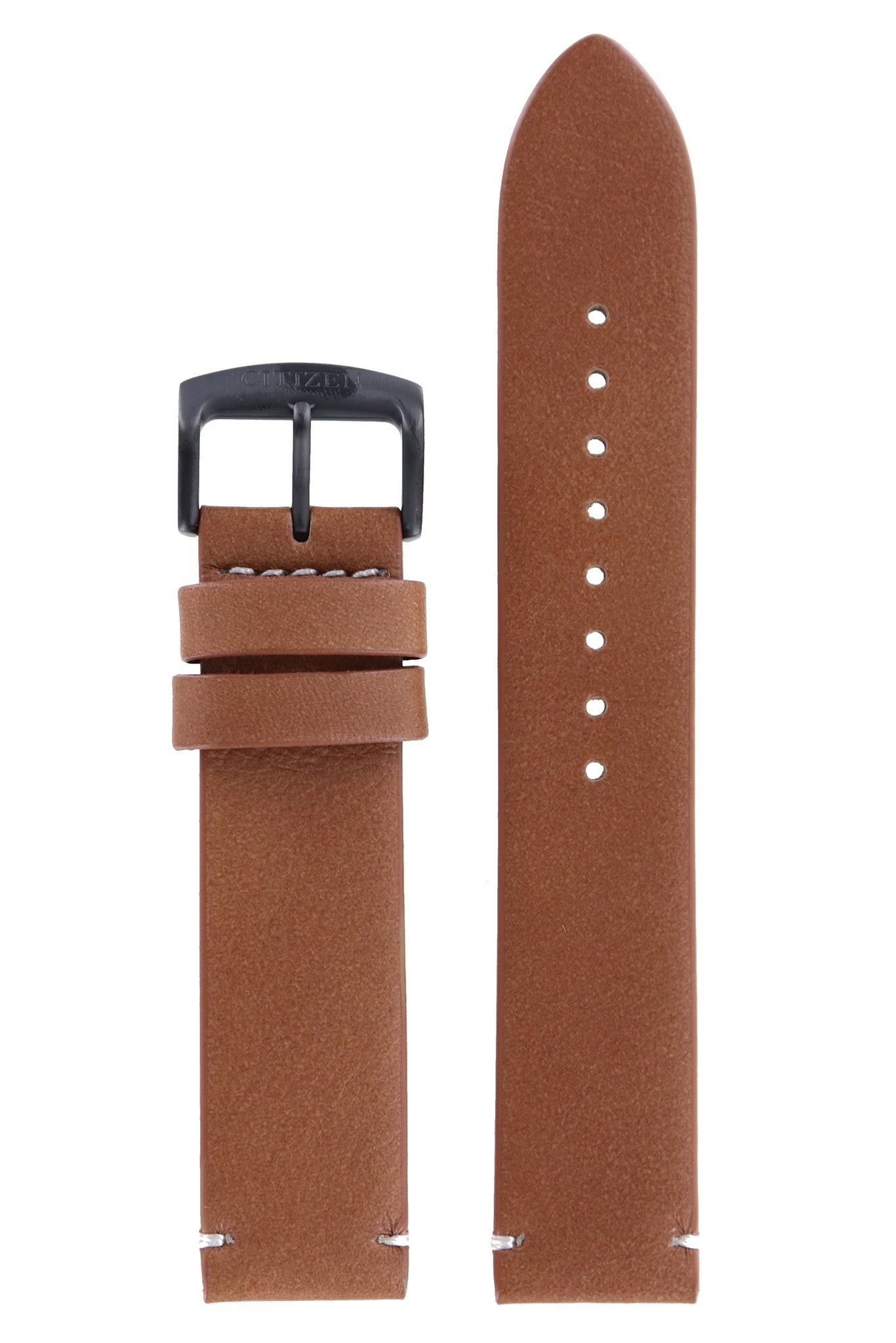 Citizen CA7045 - 14E - S120781 Watch Band 59 - S54255 Brown Leather 20 mm Eco - Drive - Watch Plaza