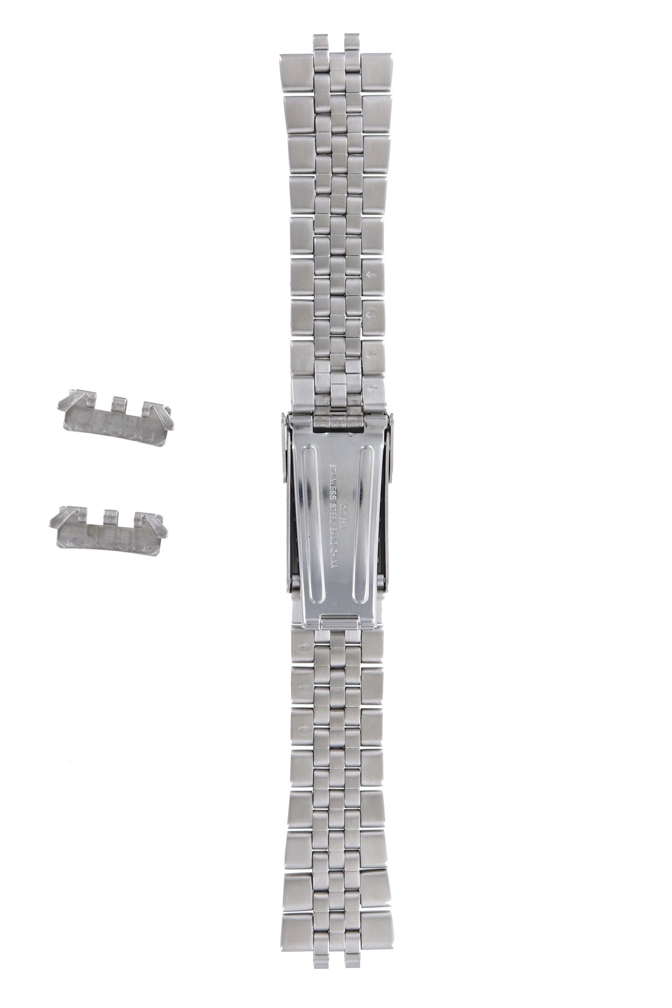 Citizen JN0040, JN0041 & JN0047 Watch Band 59 - H1179 Grey Stainless Steel 20 mm Navihawk - Watch Plaza