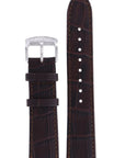 Citizen NJ0090 - 13P & NJ0090 - 30P Titanium R008528 Watch Band 59 - R50270 Dark Brown Leather 20 mm Automatic - Watch Plaza