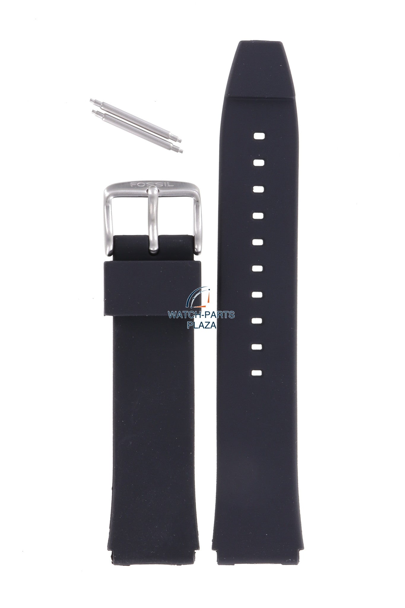 Fossil JR7844, JR7855, JR7887 & JR7956 Watch Band Black Silicone 18 mm