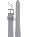 Fossil JR7912 Watch Band JR - 7912 Grey Leather 14 mm Big Tic - Watch Plaza