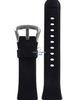 Fossil JR7987 Watch Band JR - 7987 Black Silicone 18 mm Big Tic - Watch Plaza