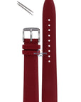 Fossil JR7996 Watch Band JR - 7996 Red Leather 18 mm Big Tic - Watch Plaza