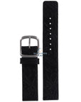 Fossil JR8018 Watch Band JR - 8018 Black Leather 18 mm Authentic - Watch Plaza