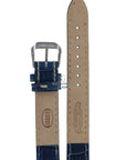 Fossil JR8034 Watch Band JR - 8034 Blue Leather 14 mm Authentic - Watch Plaza