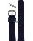 Fossil JR8059 Denim Watch Band JR - 8059 Dark Blue Leather 18 mm Authentic - Watch Plaza