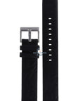 Fossil JR8082 Watch Band JR - 8082 Black Leather 18 mm Authentic - Watch Plaza