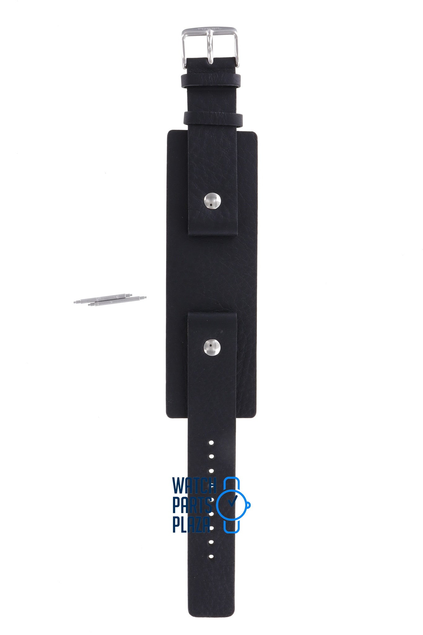 Fossil JR8122 / JR8120 Watch Band Black Leather 20 mm