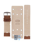 Fossil JR8285 Watch Band JR - 8285 Brown Leather 22 mm - Watch Plaza