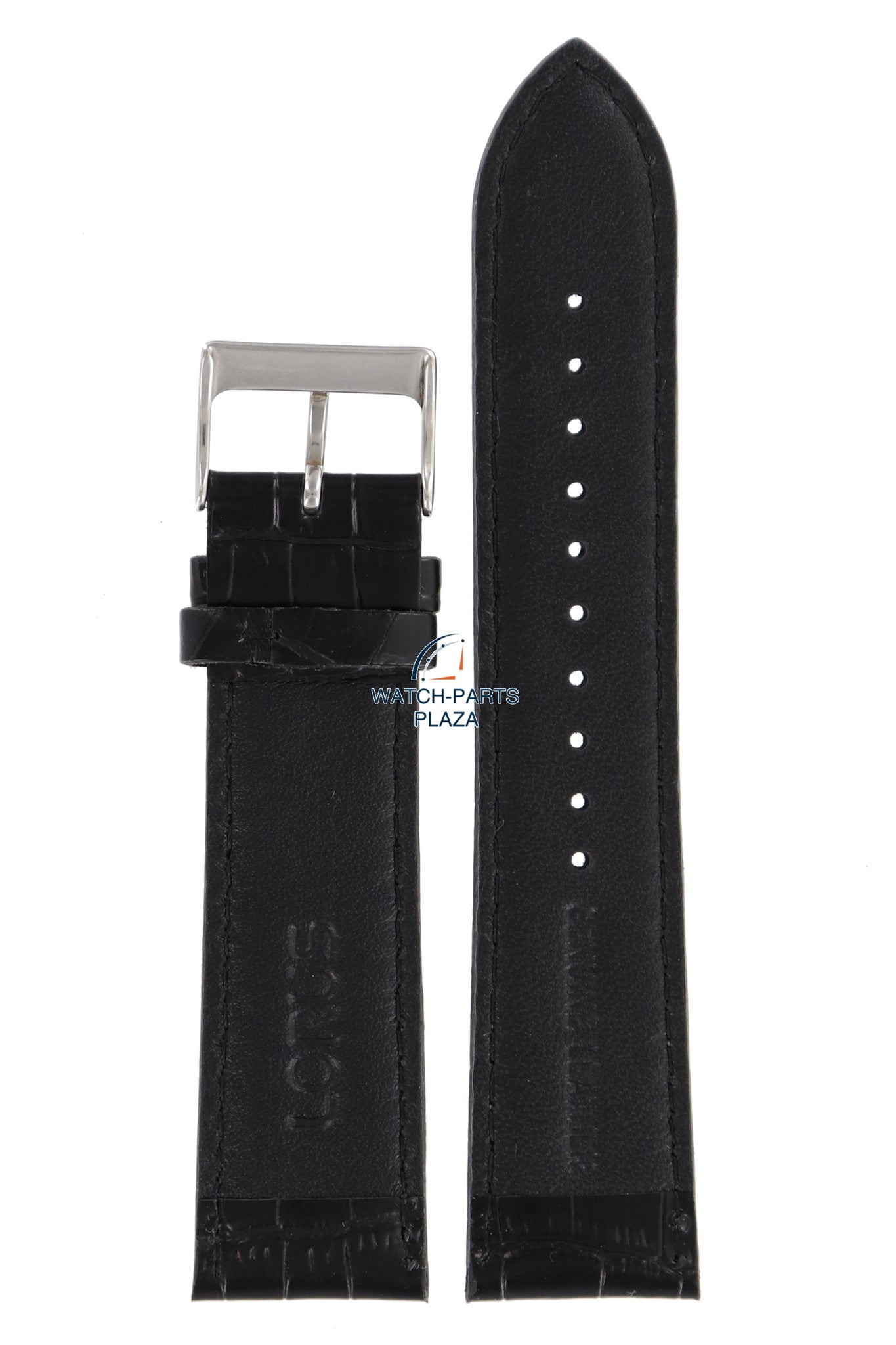 Lorus VD57 - X015 black genuine leather watch strap 22mm RM371AX9 - Watch Plaza