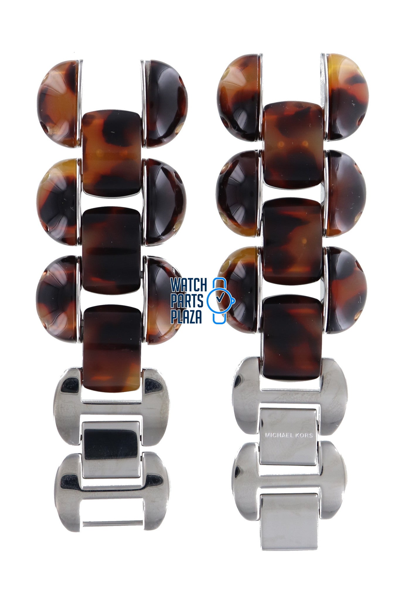 Michael Kors MK4174 Uhrenarmband Braun Edelstahl 22 mm