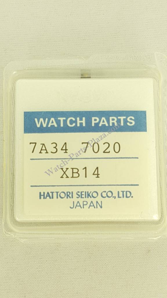 ORIGINAL SEIKO QUARTZ BLACK DIAL for 7A34 - 7010 Seiko Quartz Chronograph S23208J1 - Watch Plaza