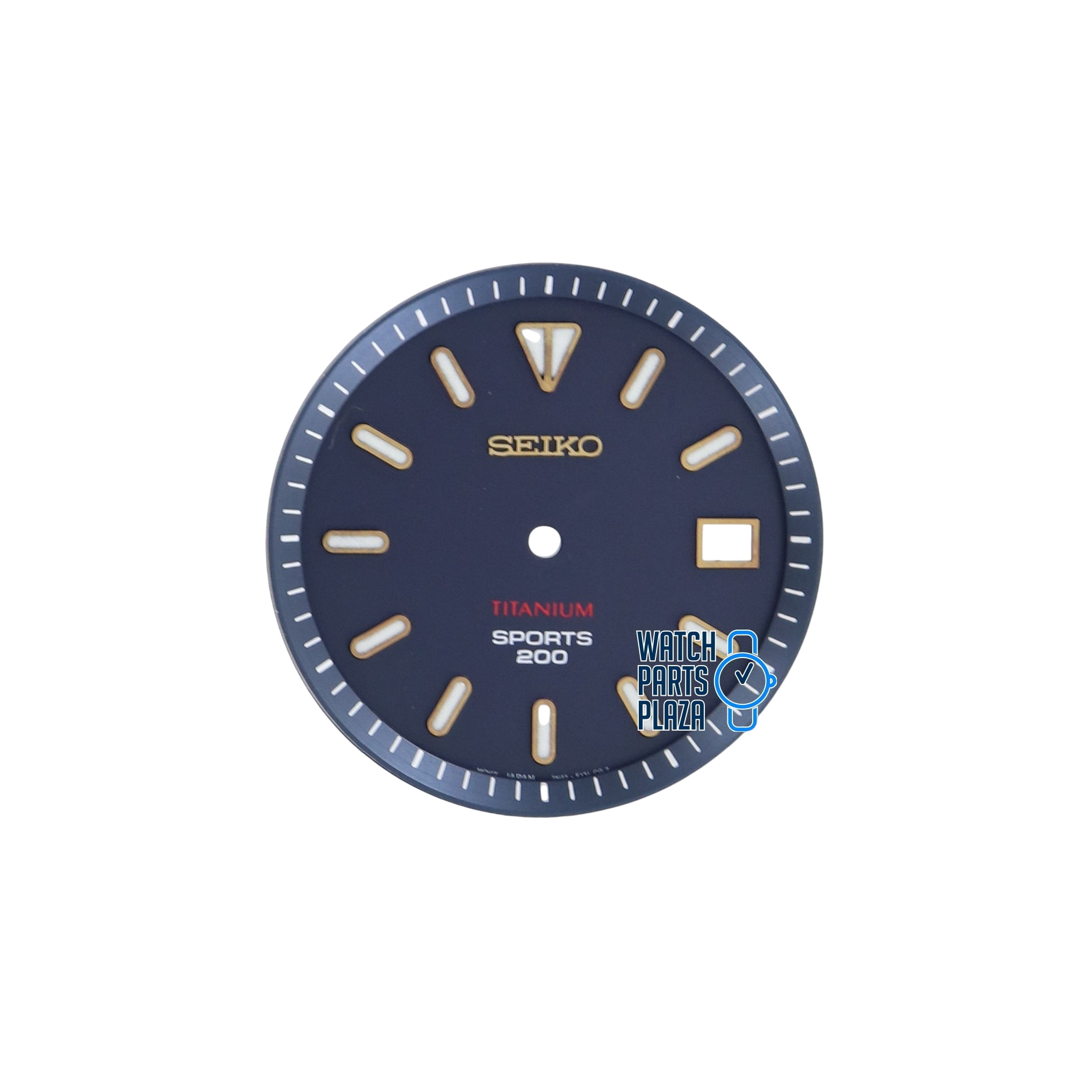 blue sky プルソワン2点 Seiko SGE368 Titanium Sports 200 Diver Blue Dial
