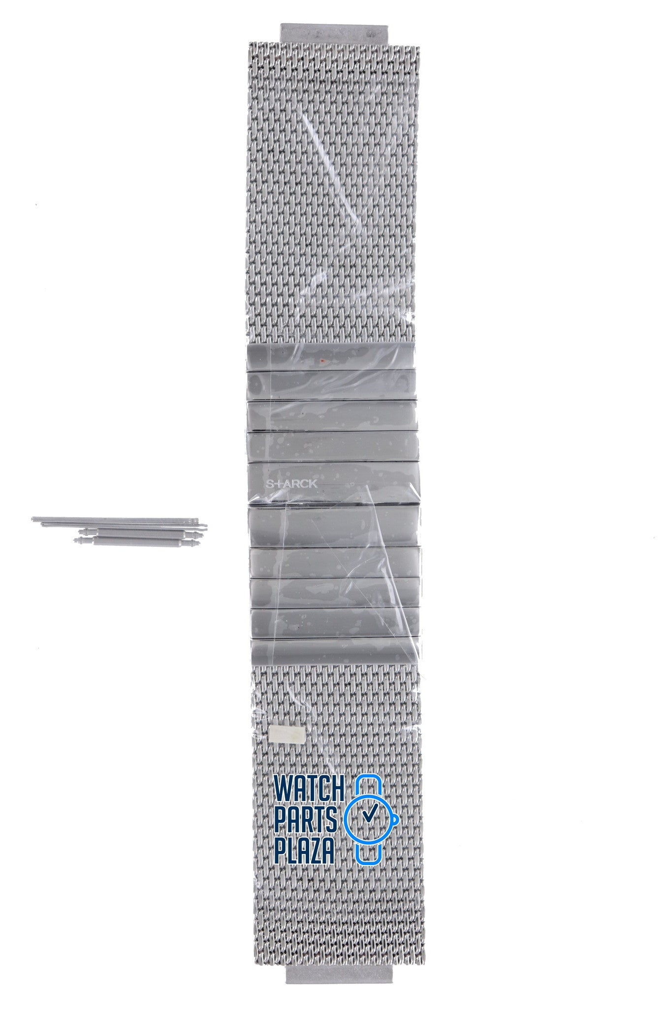 Philippe Starck PH5000 Watch Band PH - 5000 Grey Stainless Steel 20 mm - Watch Plaza