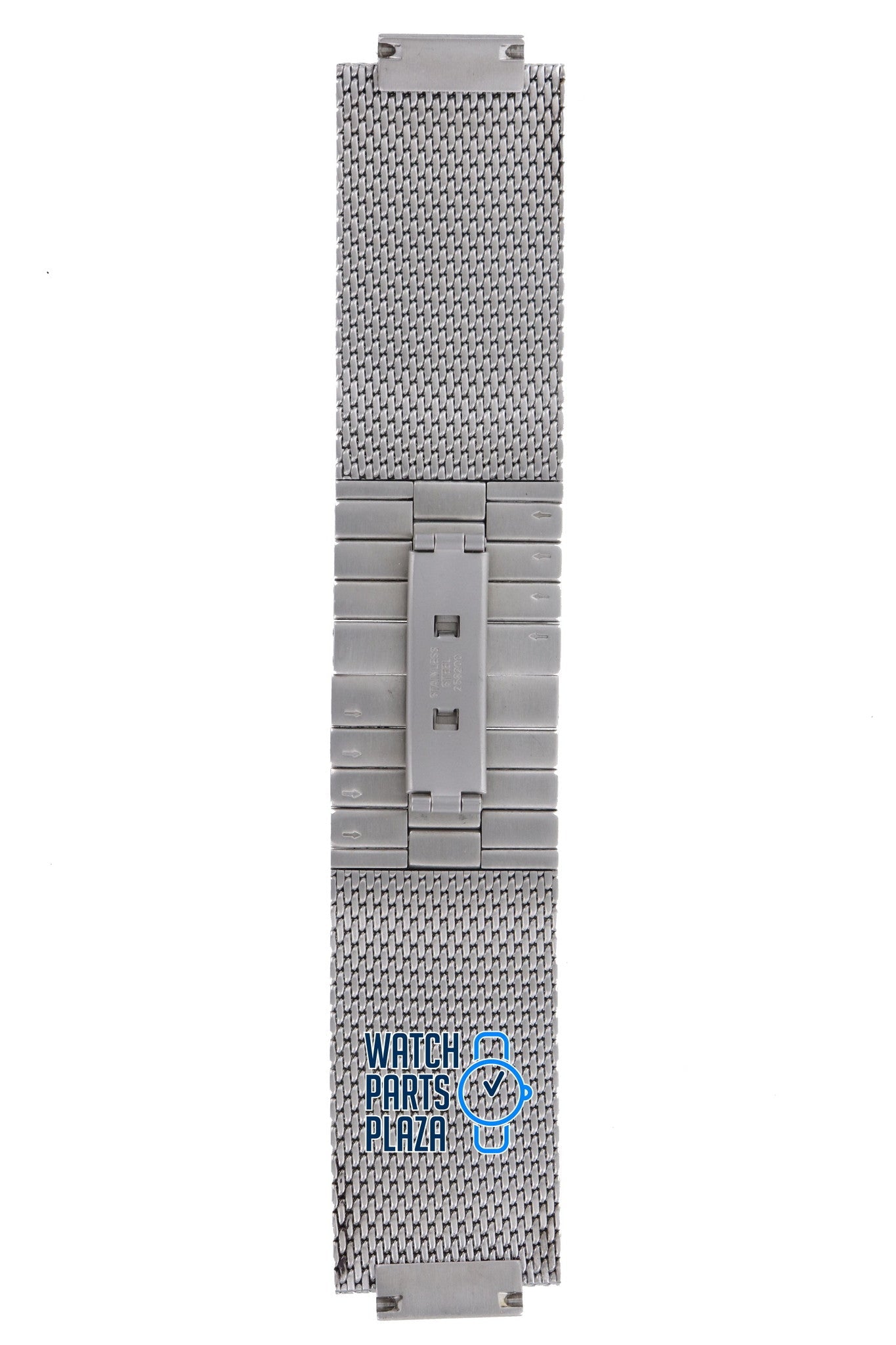 Philippe Starck PH5000 Watch Band PH - 5000 - NOS Grey Stainless Steel 20 mm - Watch Plaza