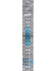 Philippe Starck PH5017 Watch Band PH - 5017 Grey Stainless Steel 18 mm - Watch Plaza