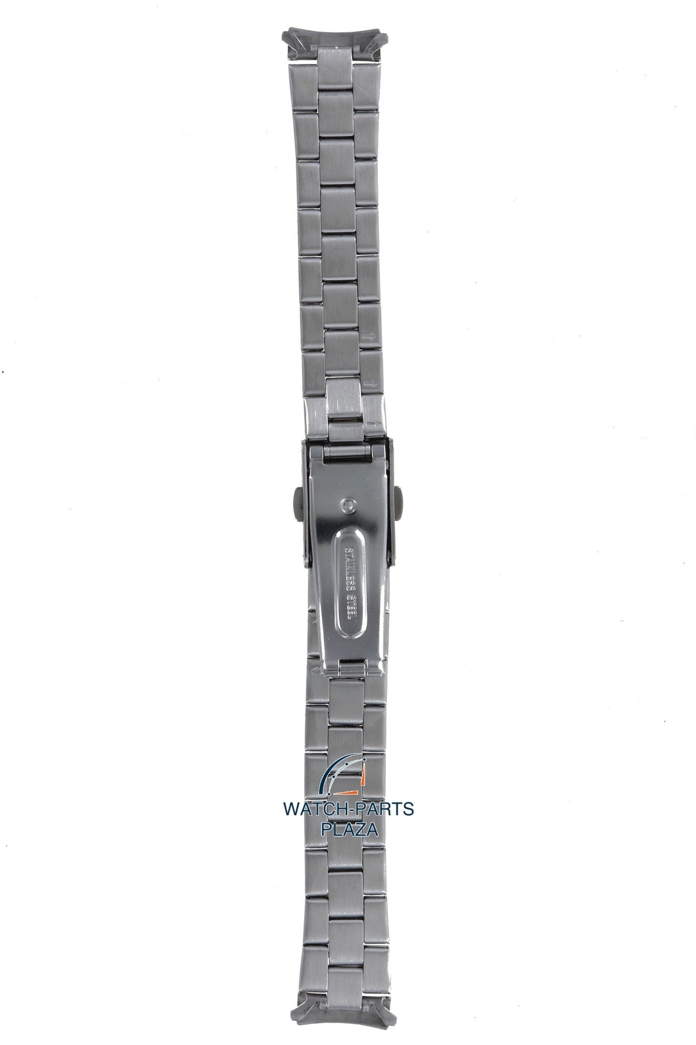 Pulsar PH7428X1 Watch Band PQN105X Grey Stainless Steel 16 mm 50M - Watch Plaza