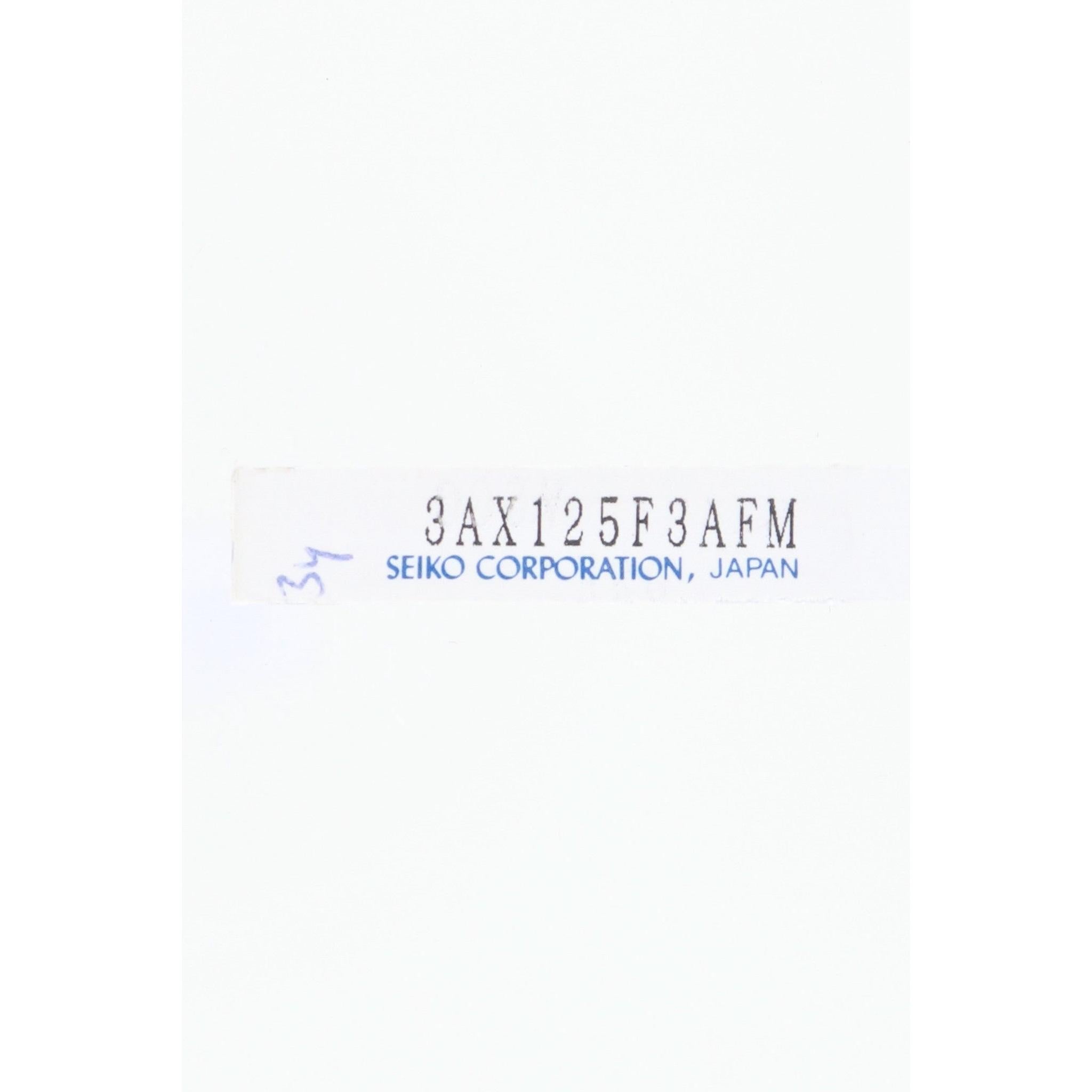 Seiko 3AX125F3AFM Second Hand 7009 - 6040, 7S26 - 00M0 & V657 - 7030 - Watch Plaza