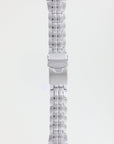 Seiko 4A1G1.D.W - SKA445 / SNAD33 / SNAD35 Watch Band 4A1G1JM Grey Stainless Steel 28 mm Tachymeter - Watch Plaza