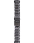 Seiko 4A1G1.D.W - SKA447 / SNAD37 Watch Band 4A1G1MM Black Stainless Steel 28 mm Kinetic - Watch Plaza