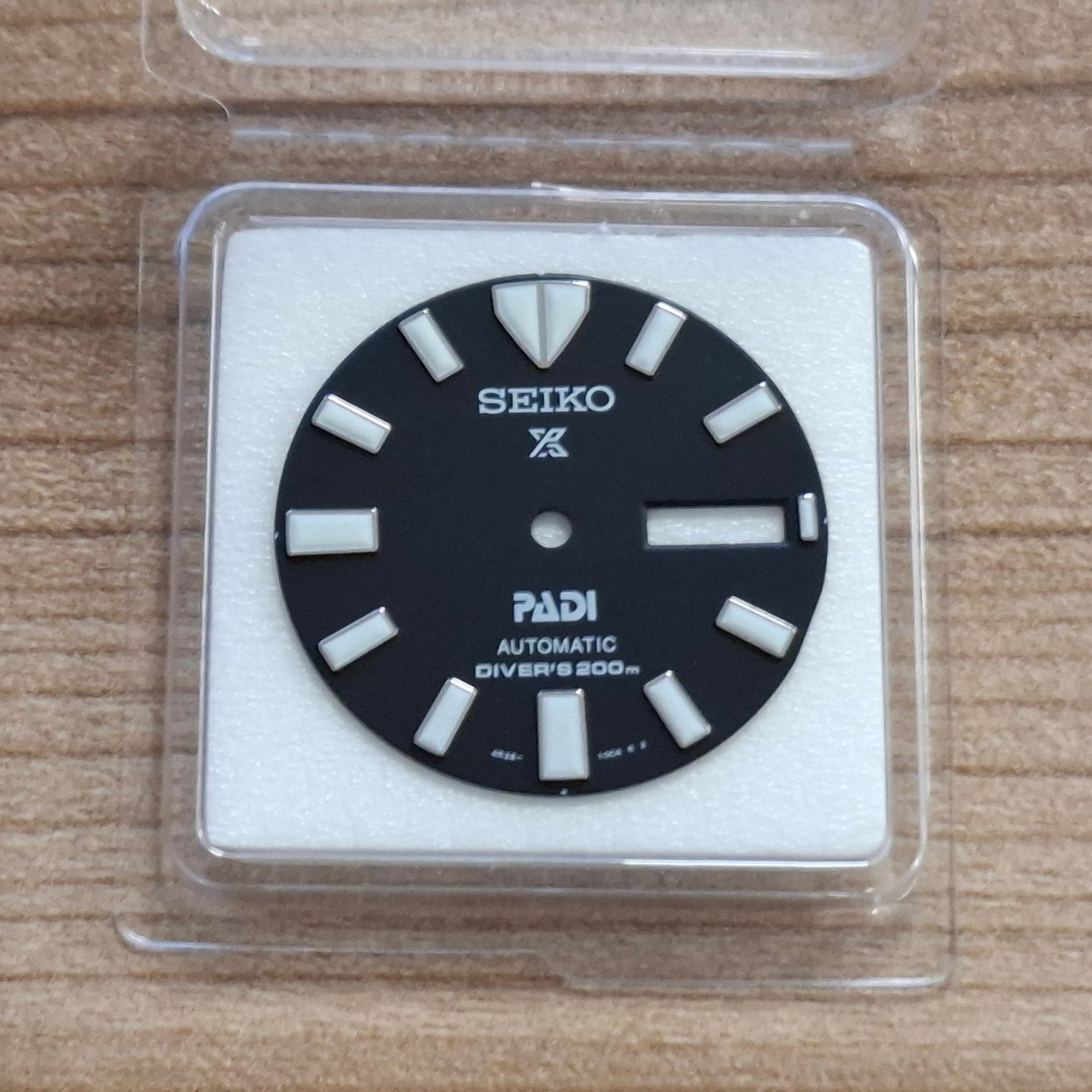 Seiko 4R3610C4XB13 Dial SRPE27 / SBDY057 - 4R36 - 11C0 / 11D0 Prospex Monster PADI Black - WatchPlaza