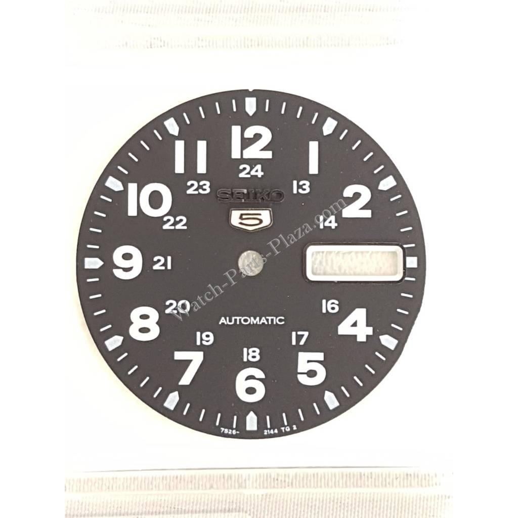 SEIKO 5 SNX809 MILITARY BLACK DIAL 7S26 - 0480 7S26 - 3040 GENUINE SNX809K1 - Watch Plaza