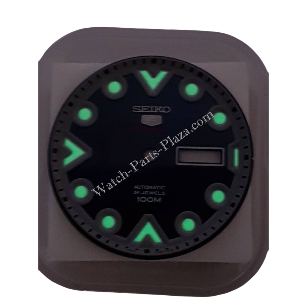 Seiko 5 Sports SRPA09K1 Watch Parts 4R36 - 04Z0 Dial, Bezel, Hands & Chapter Ring - Watch Plaza