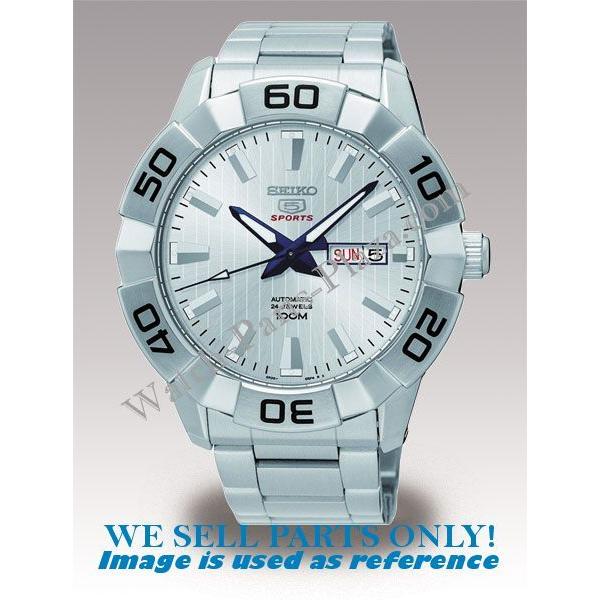 Seiko 5 Sports SRPA49K1 Watch Parts 4R36 - 05M0 Dial, Bezel, Hands & Bracelet - Watch Plaza