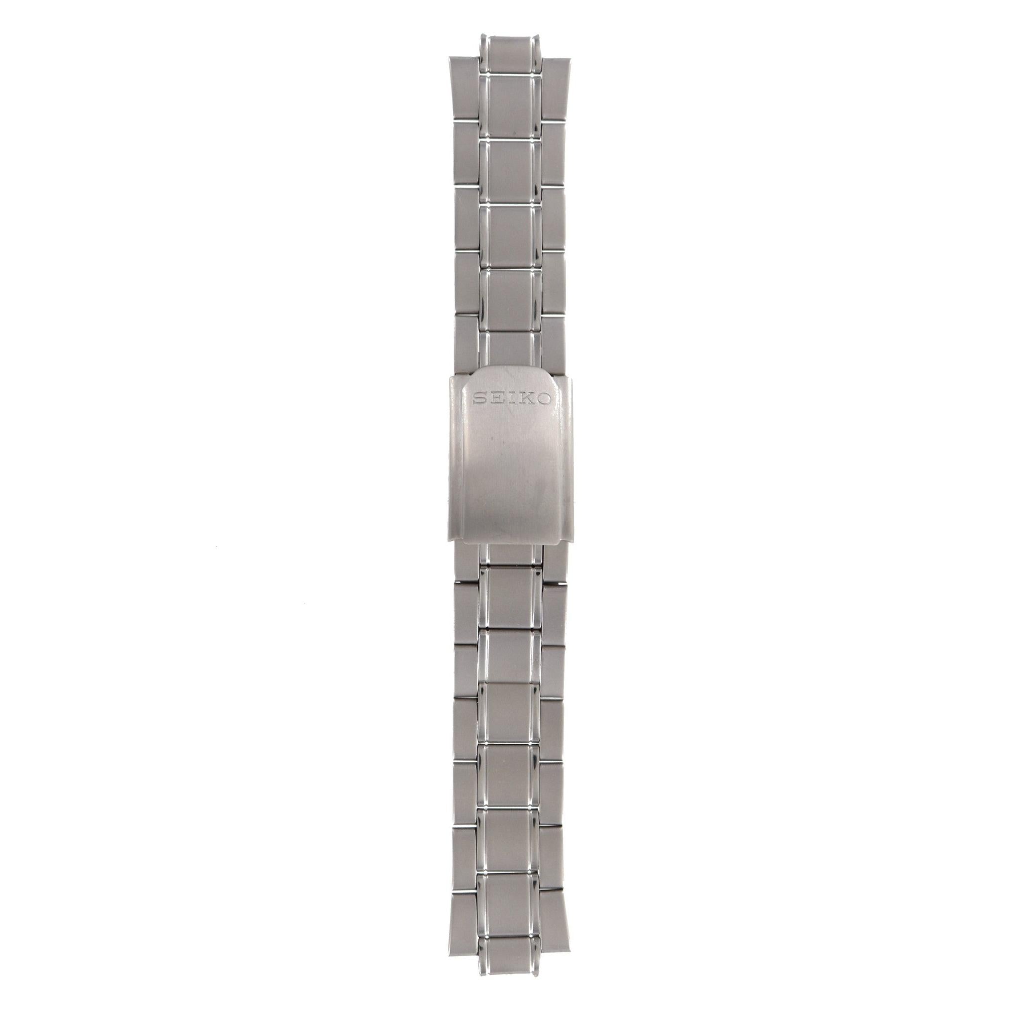 Seiko 5M62 - 0AM0 - SKA209 & SKA211 Watch Band 33H8MM Grey Titanium 10 mm Kinetic - Watch Plaza